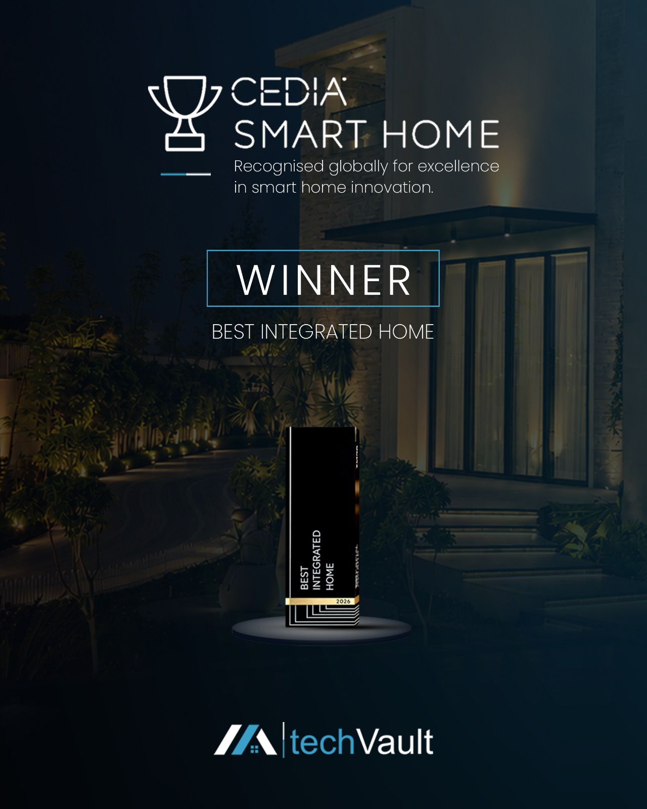 CEDIA Smart Home Awards 2026 Winner